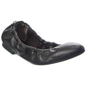 Stuart Weitzman Gabby scrunch rivet Flats